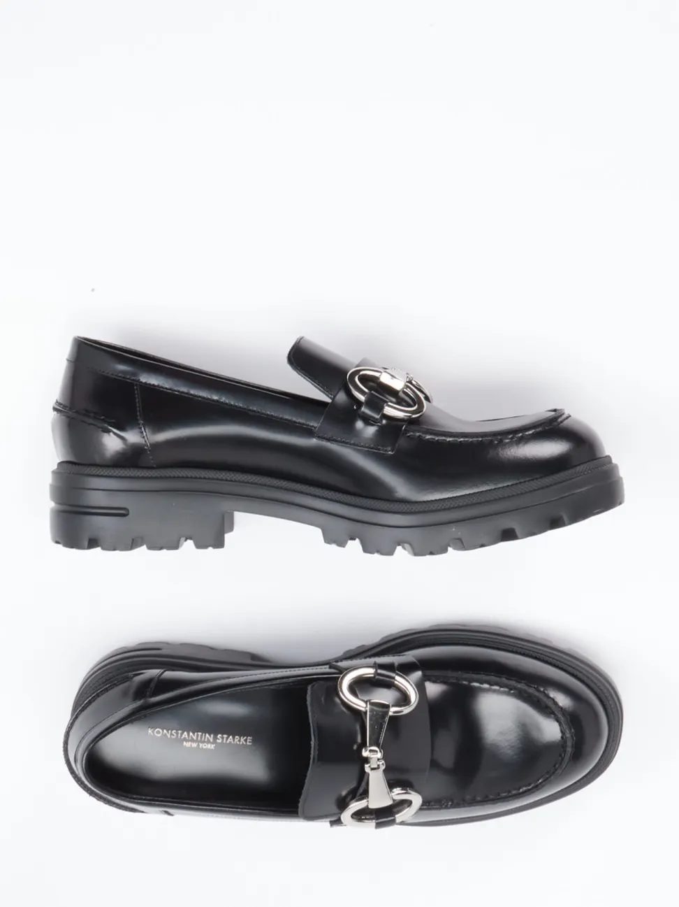 Konstantin Starke – Chunky Loafer aus Kalbleder schwarz