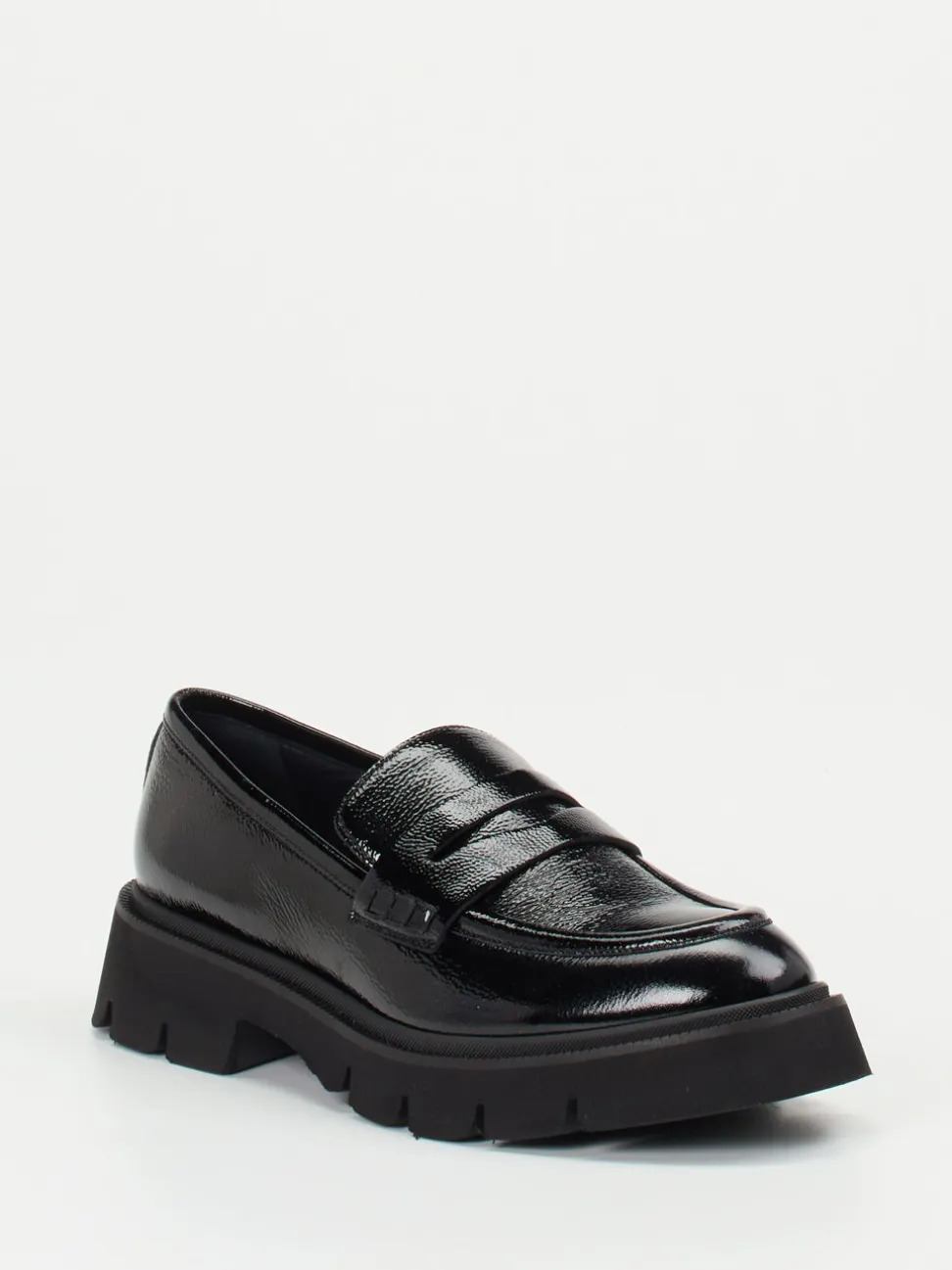 Konstantin Starke – Chunky Loafer aus Lackleder schwarz