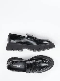 Konstantin Starke – Chunky Loafer aus Lackleder schwarz