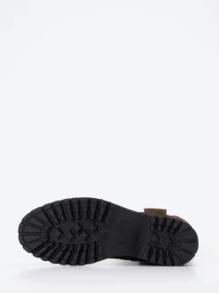 Konstantin Starke – Chunky Stiefel aus Veloursleder braun