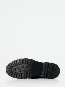 Konstantin Starke – Chunky-Loafer aus Hochglanzleder Schwarz