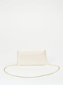 Konstantin Starke – Clutch aus Lackleder Elfenbeinweiß