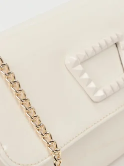 Konstantin Starke – Clutch aus Lackleder Elfenbeinweiß