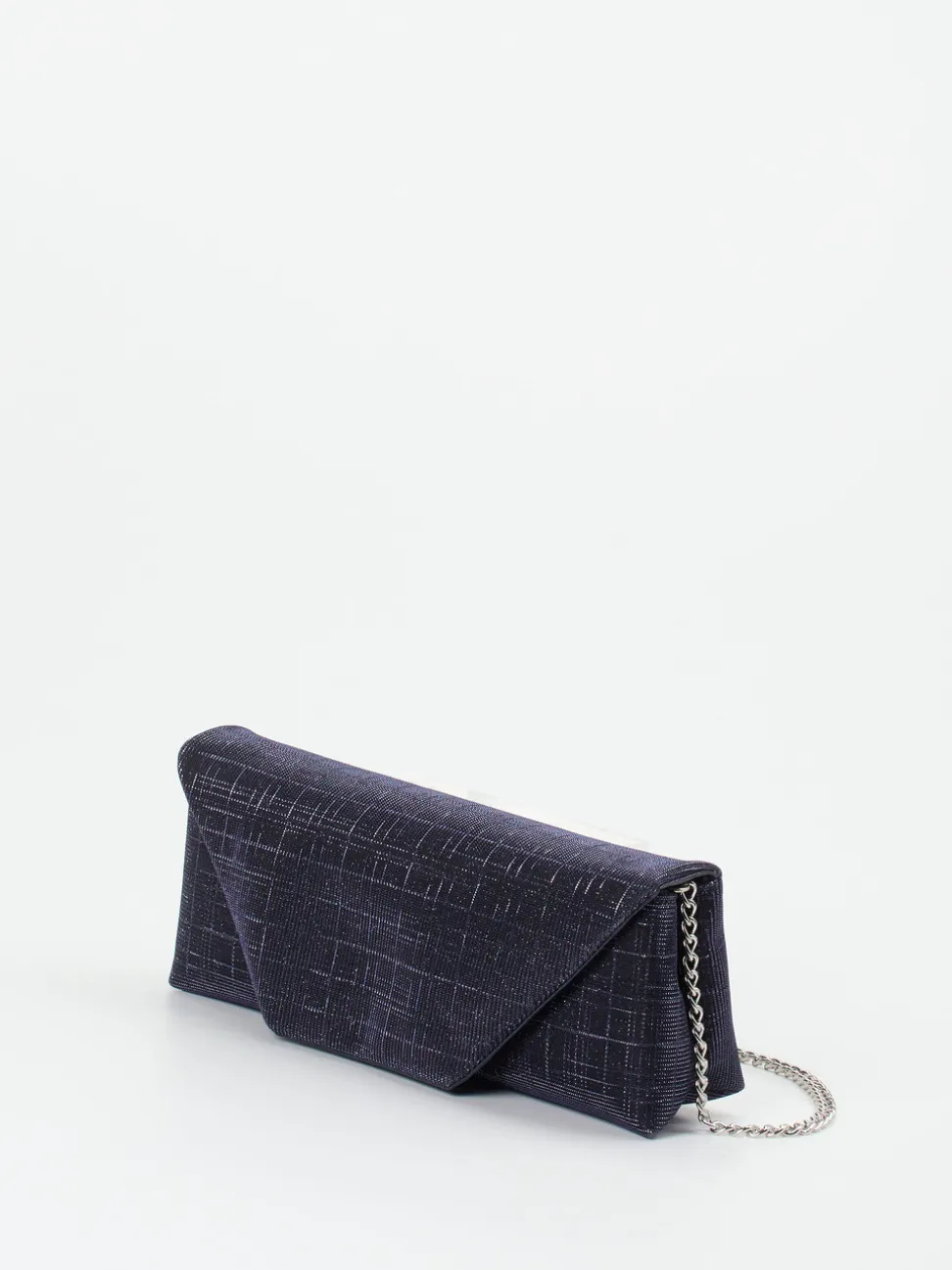 Konstantin Starke – Clutch aus Textil Dunkelblau