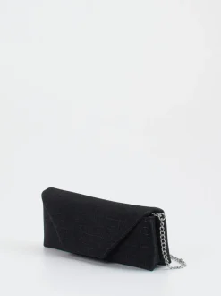 Konstantin Starke – Clutch aus Textil schwarz