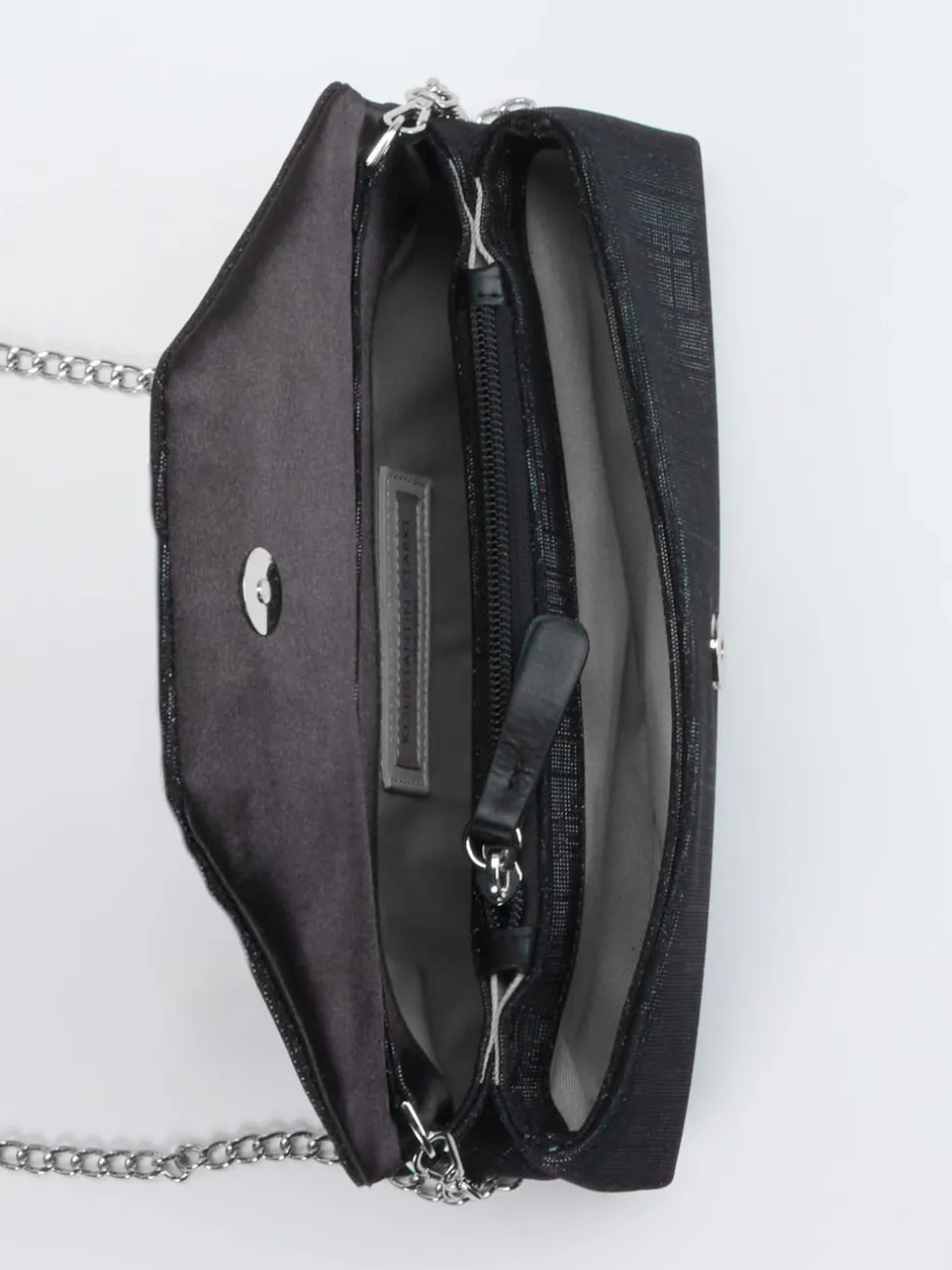 Konstantin Starke – Clutch aus Textil schwarz