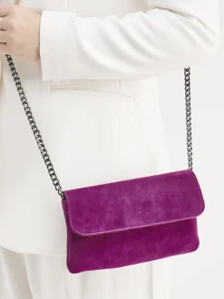 Konstantin Starke – Clutch aus Veloursleder Violett