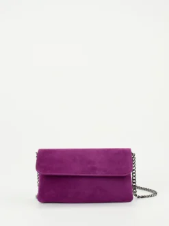 Konstantin Starke – Clutch aus Veloursleder Violett