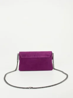 Konstantin Starke – Clutch aus Veloursleder Violett