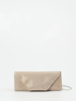 Konstantin Starke – Clutch aus Textil in Champagner