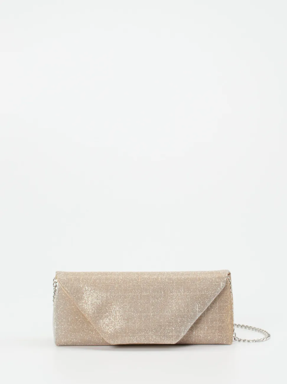 Konstantin Starke – Clutch aus Textil in Champagner
