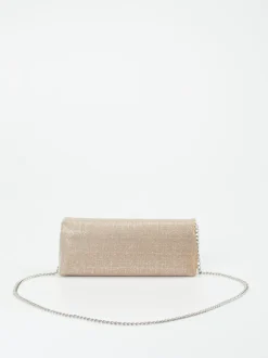 Konstantin Starke – Clutch aus Textil in Champagner