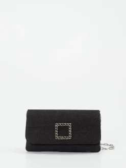 Konstantin Starke – Clutch aus Textil Schwarz