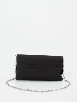Konstantin Starke – Clutch aus Textil Schwarz