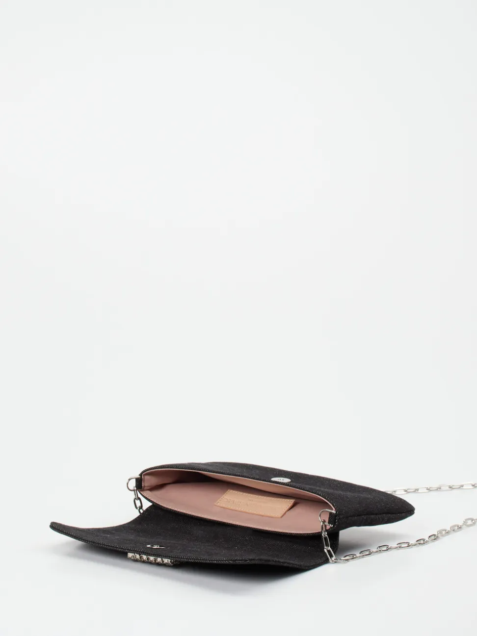 Konstantin Starke – Clutch aus Textil Schwarz