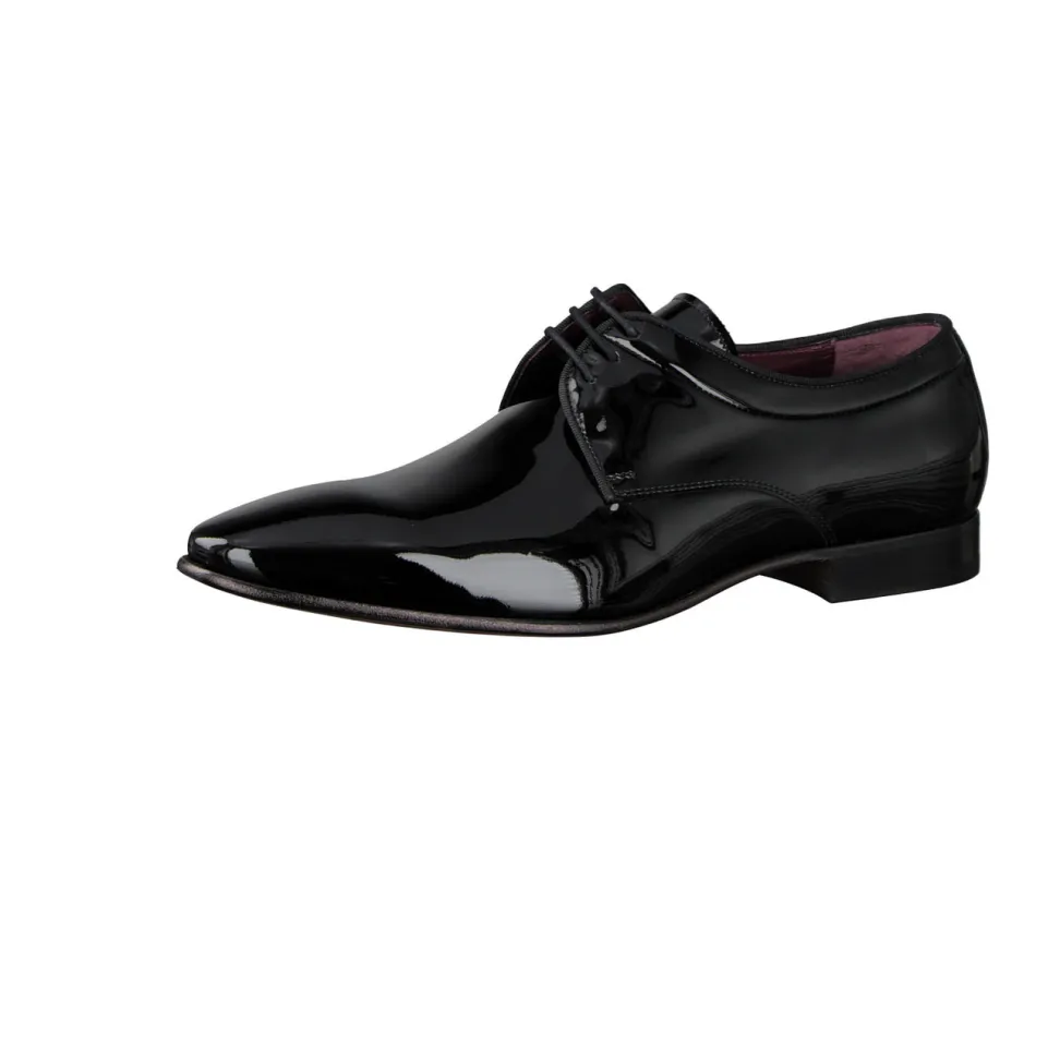 Konstantin Starke – Derby Lackschuhe aus Lackleder schwarz