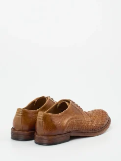 Konstantin Starke – Derby aus Flechtleder cognacbraun