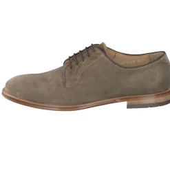 Konstantin Starke – Derby-Schuhe aus Veloursleder grün