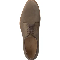 Konstantin Starke – Derby-Schuhe aus Veloursleder grün