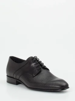 Konstantin Starke – Derby-Schnürschuh aus Leder schwarz