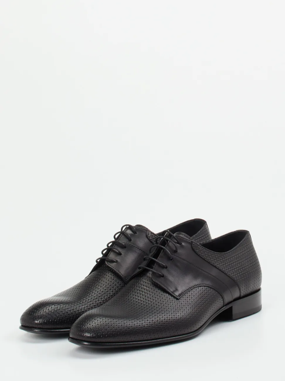 Konstantin Starke – Derby-Schnürschuh aus Leder schwarz