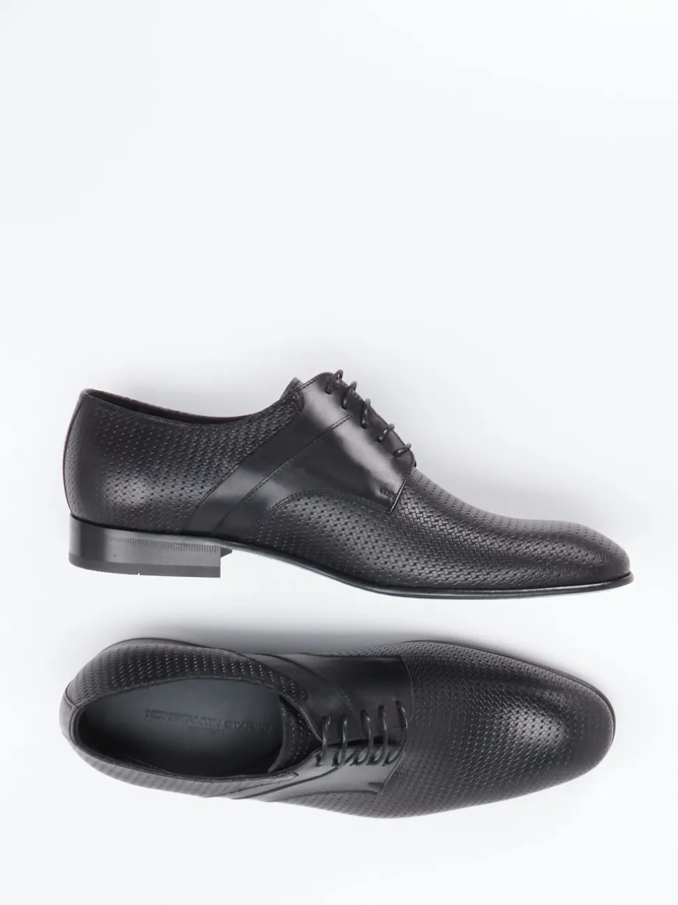 Konstantin Starke – Derby-Schnürschuh aus Leder schwarz