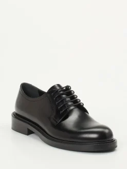 Konstantin Starke – Derby-Schuhe aus Hochglanzleder schwarz