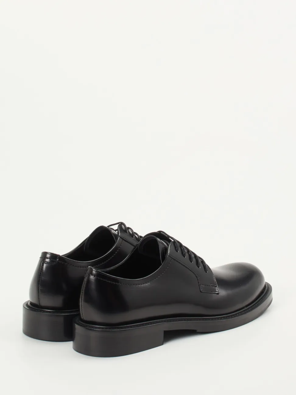 Konstantin Starke – Derby-Schuhe aus Hochglanzleder schwarz