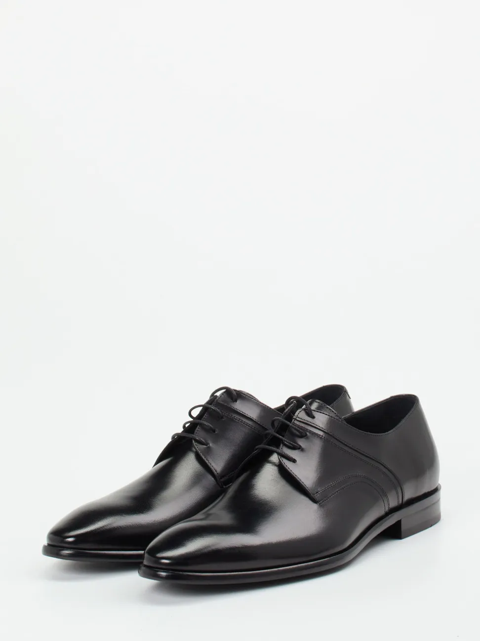Konstantin Starke – Derby-Schuhe aus Kalbleder Schwarz