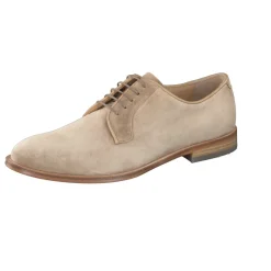 Konstantin Starke – Derby-Schnürschuhe aus Veloursleder Beige