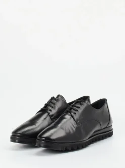 Konstantin Starke – Derby-Schuhe aus Lammleder Schwarz