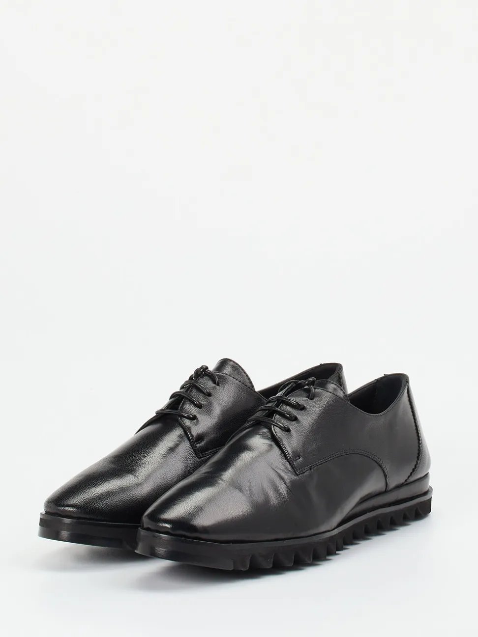 Konstantin Starke – Derby-Schuhe aus Lammleder Schwarz