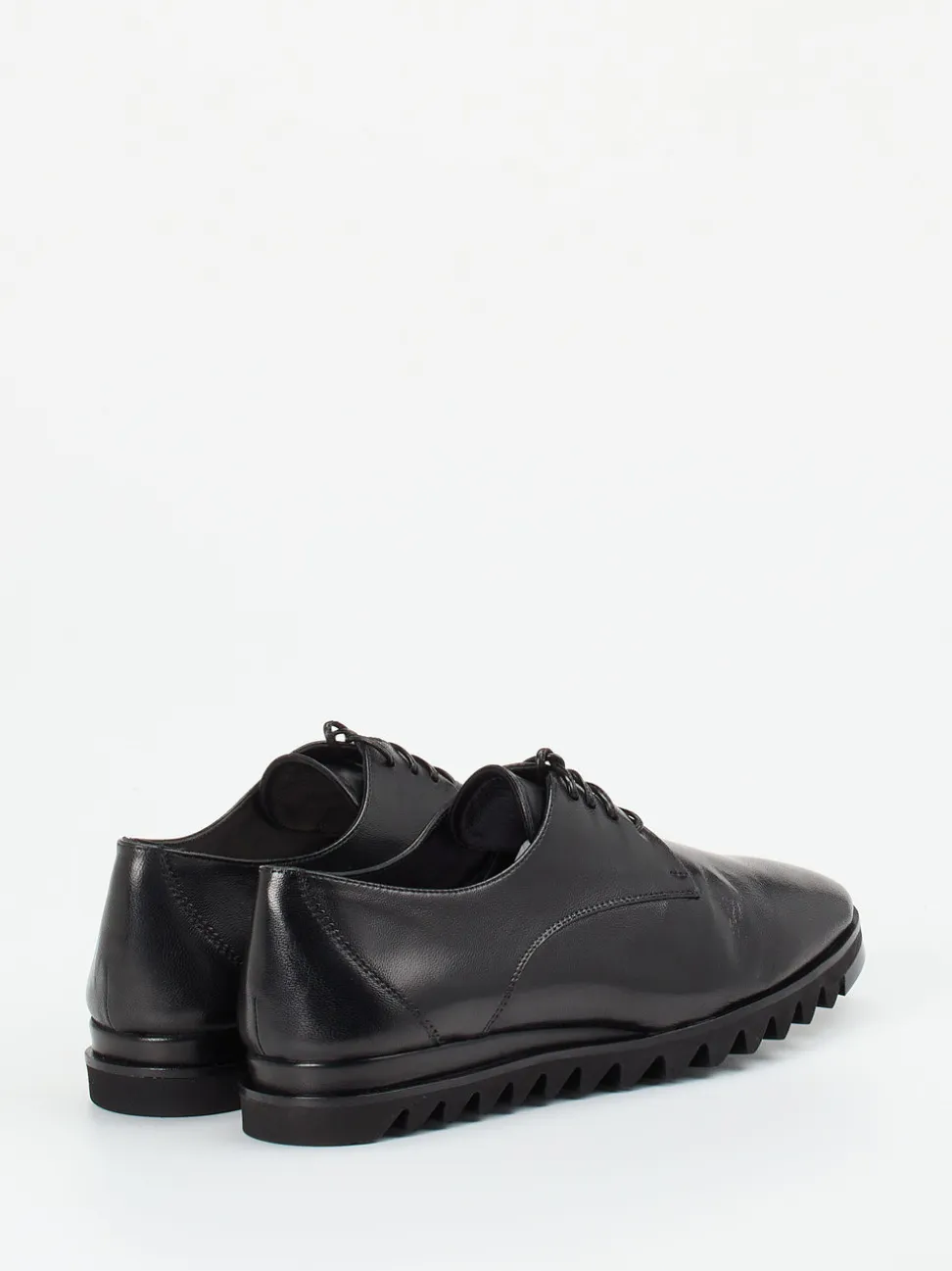 Konstantin Starke – Derby-Schuhe aus Lammleder Schwarz