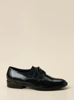 Konstantin Starke – Derby-Schuhe aus Lammleder Dunkelblau