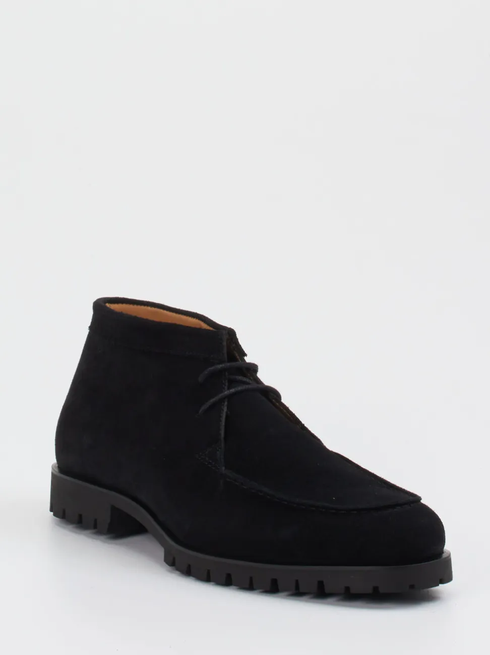 Konstantin Starke – Desert Boots aus Veloursleder schwarz