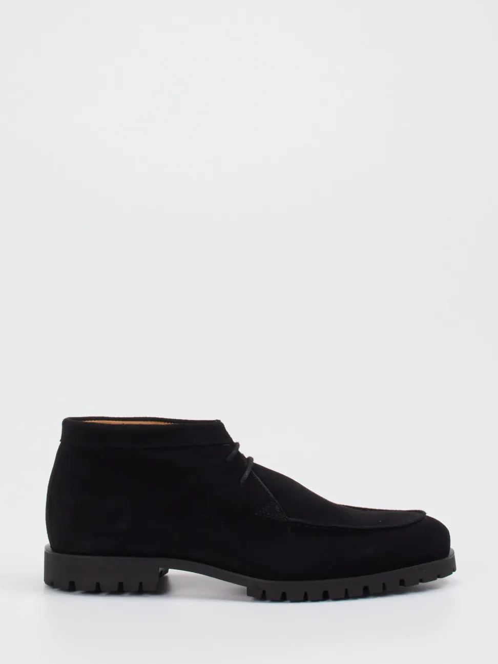 Konstantin Starke – Desert Boots aus Veloursleder schwarz