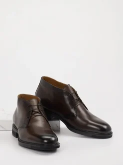 Konstantin Starke – Desert Boots aus Kalbleder Dunkelbraun