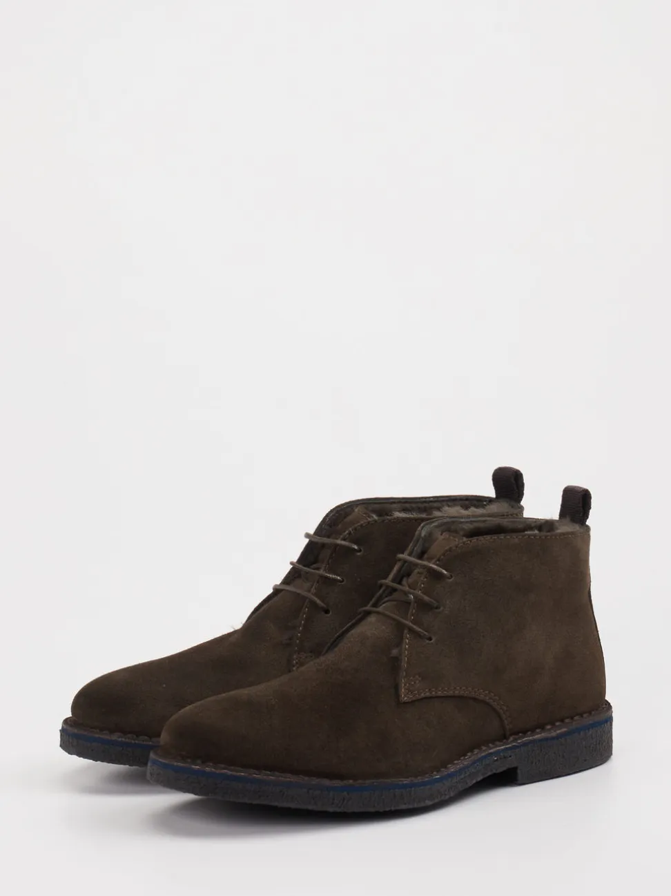 Konstantin Starke – Desert Boots aus Veloursleder braun
