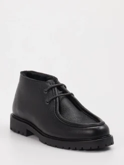 Konstantin Starke – Desert Boots aus Leder schwarz