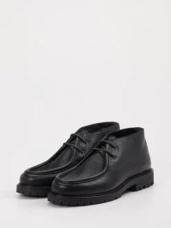 Konstantin Starke – Desert Boots aus Leder schwarz