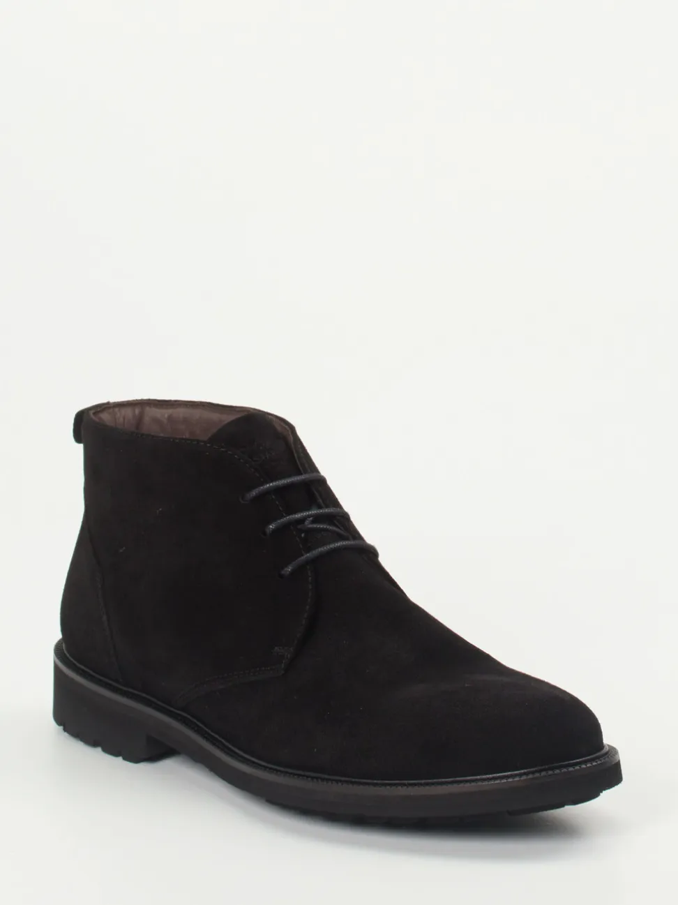 Konstantin Starke – Desert Boots aus Veloursleder Schwarz