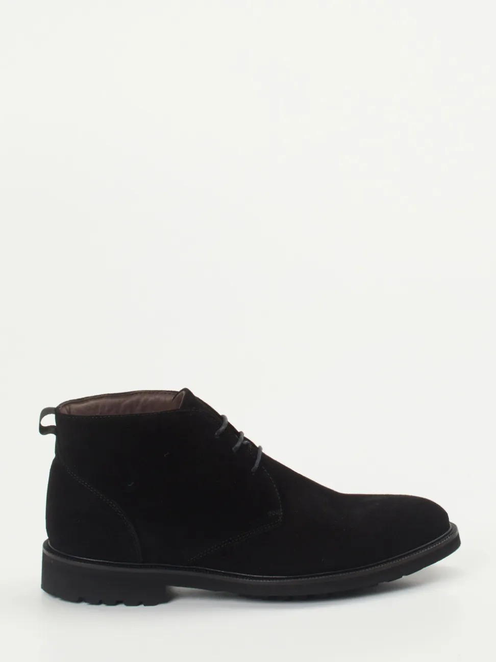 Konstantin Starke – Desert Boots aus Veloursleder Schwarz