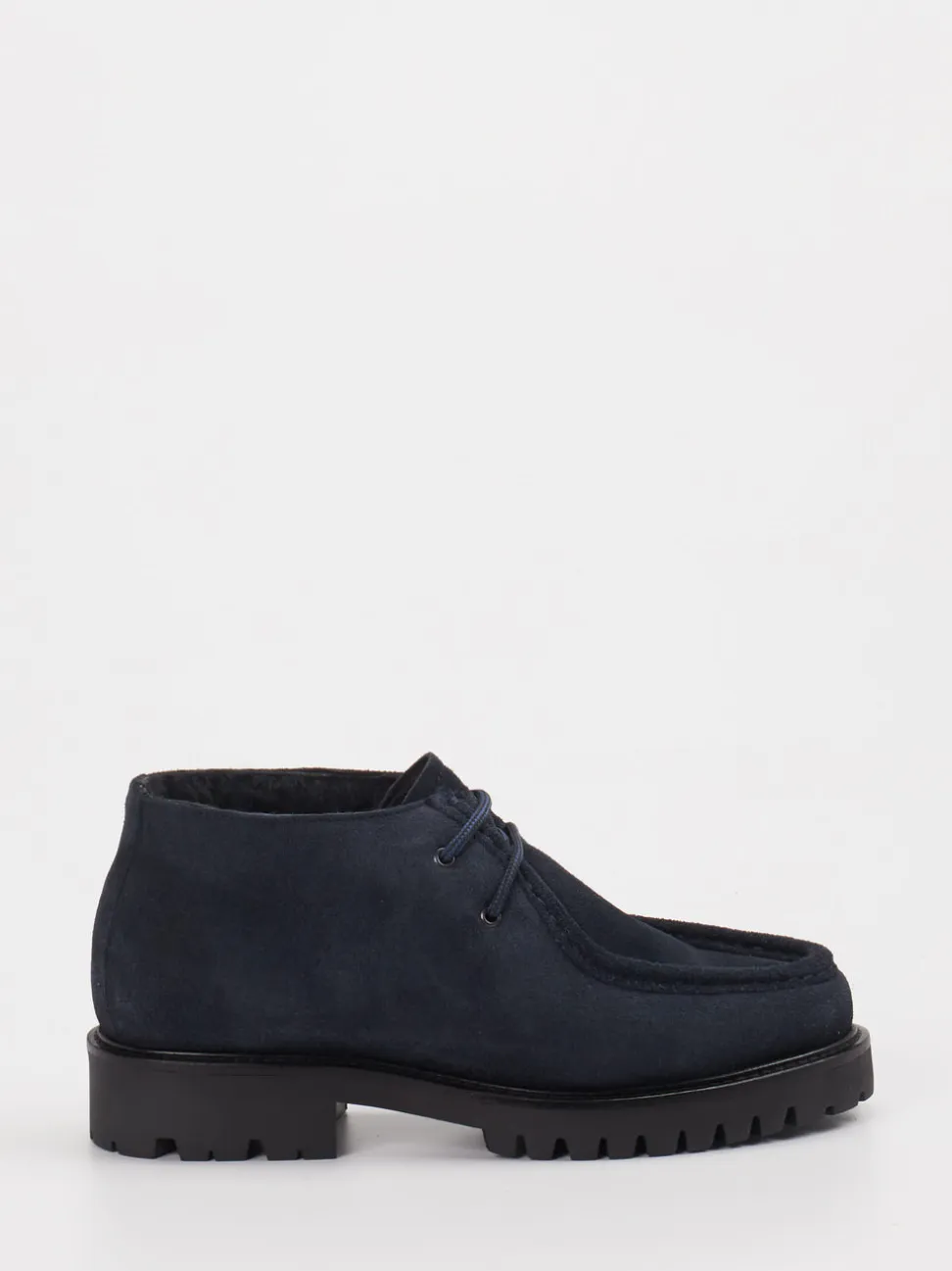 Konstantin Starke – Desert Boots aus Veloursleder blau