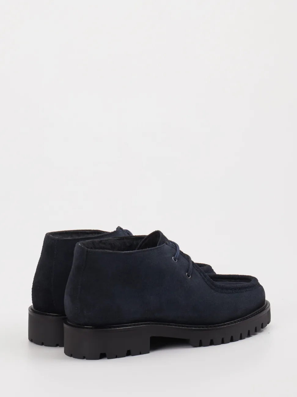 Konstantin Starke – Desert Boots aus Veloursleder blau