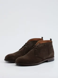 Konstantin Starke – Desert Boots aus Veloursleder braun