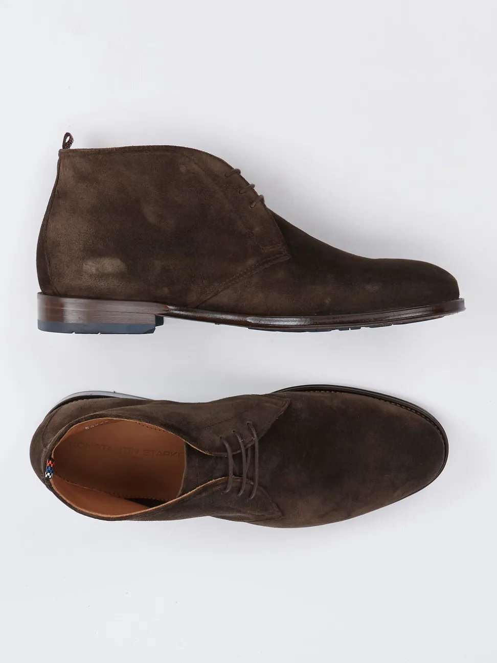 Konstantin Starke – Desert Boots aus Veloursleder braun