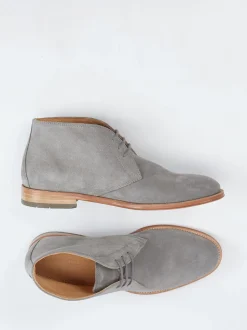 Konstantin Starke – Desert Boots aus Veloursleder grau