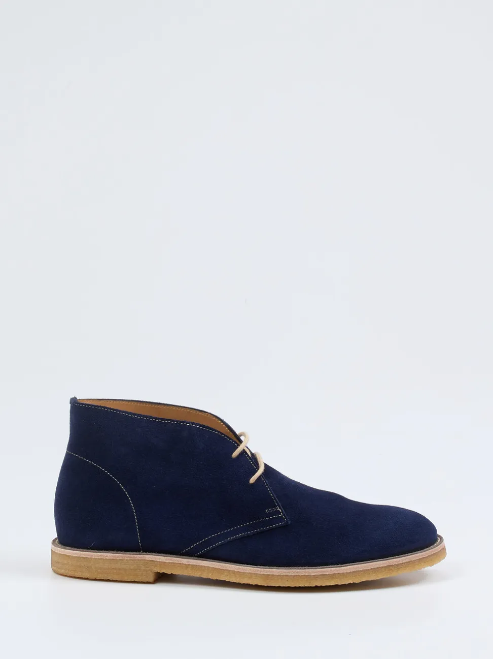 Konstantin Starke – Desert Boots aus Veloursleder Dunkelblau