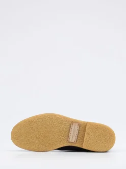 Konstantin Starke – Desert Boots aus Veloursleder Dunkelblau