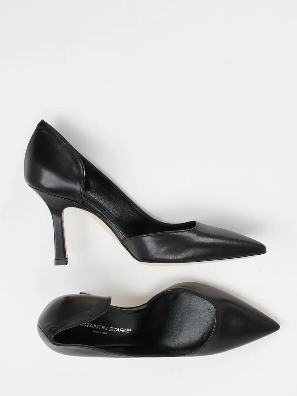 Konstantin Starke – D'Orsay-Pumps aus Lammleder Schwarz